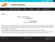 Tablet Screenshot of pilotesgenisol.com